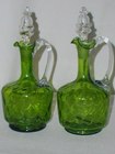 Green Glass Decanters