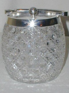 Cut Glass Biscuit Barrel
