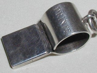 Silver Dog Whistle
