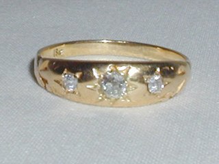 Gold & Diamond Gypsy Ring