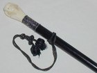 Rosewood and Ivory Walking Stick