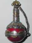 Silver Gilt Tobacco Bottle Kazakh