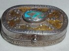 Silver Gilt Kazakh Box
