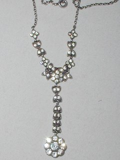 Silver Paste Necklace