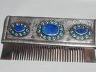 Turquoise & Silver Hair Comb