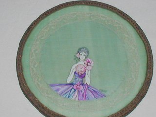 Signed Painted Flapper