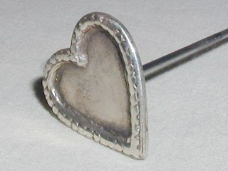 Heart Hat Pin