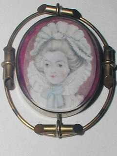 French Watercolour On Ivory
