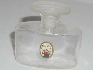 Frosted Glass Perfume Bottle