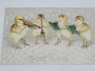 Easter Chick Postcard