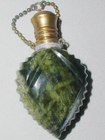 Moss Agate Perfume Bottle