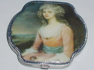 Silver Plated Compact