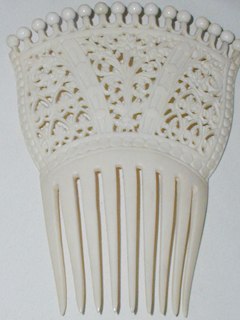 Ivory Hair Comb