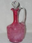 Cranberry Glass Decanter