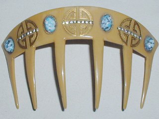 French Ivory Hair Comb