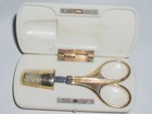 Gold & Ivory Sewing Set