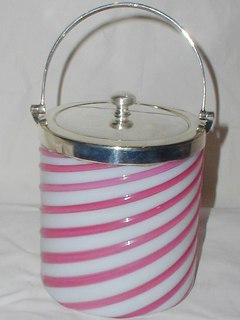 Candy Stripe Biscuit Barrel