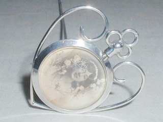 Silver Heart Hat Pin