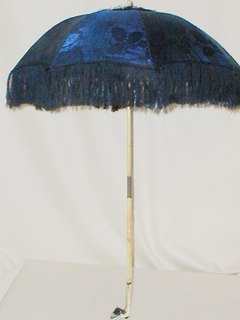 Blue Silk Parasol