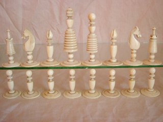 English Ivory Chess Set