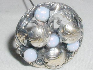 Opalescent Hat Pin
