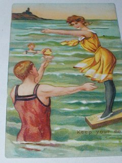 Bathing Belle Post Card