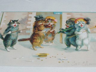 Cat Chorus Post Card