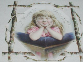 Victorian New Years Card