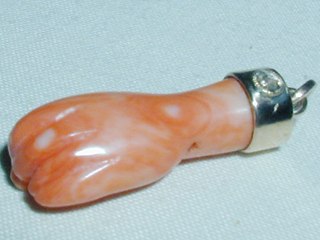 Carved Coral Hand