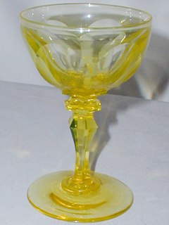 Uranium Champagne Glass