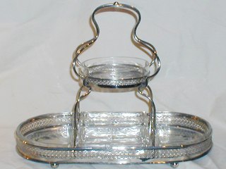 Silver Plated Nut Stand