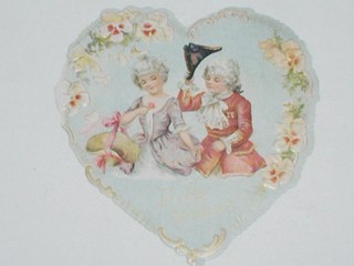 Edwardian Valentine Card