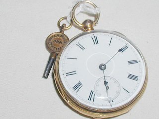 Gold Fusee Pocket Watch