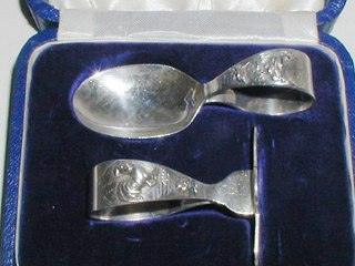 Mappin & Webb Silver Spoon Set
