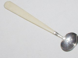 Silver Mustard Spoon