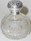Edwardian Cut Glass Perfume Bottle