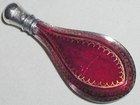 Georgian Ruby Glass Perfume Bottle