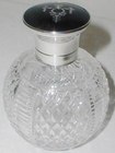 Cut Glass & Tortoiseshell Perfume Bottle