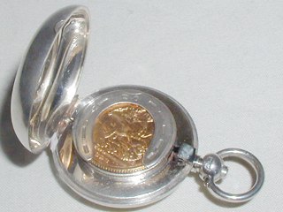 Victorian Silver Sovereign Case