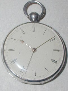 English Fusee Lever Pocket Watch