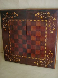 Irish Kilarney Chess & Backgammon Board