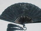 Victorian Silk Sequin Fan