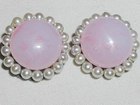 Miriam Haskell Sugar Pink Earrings
