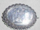 Coronation Silver Victorian Brooch
