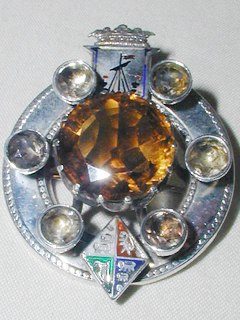 Victorian Silver Scottish Brooch