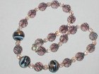 Grey Faceted Bead Necklace