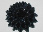 Black Rhinestone Star Brooch