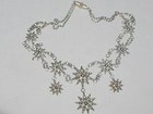 Victorian Silver Star Necklace