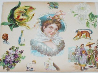 Victorian Scrap Book Page