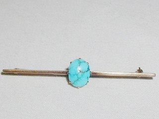 Edwardian Gold & Turquoise Brooch